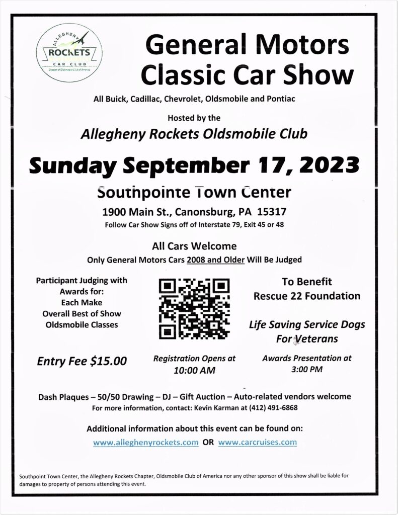 News and Events Allegheny Rockets Oldsmobile Car Club